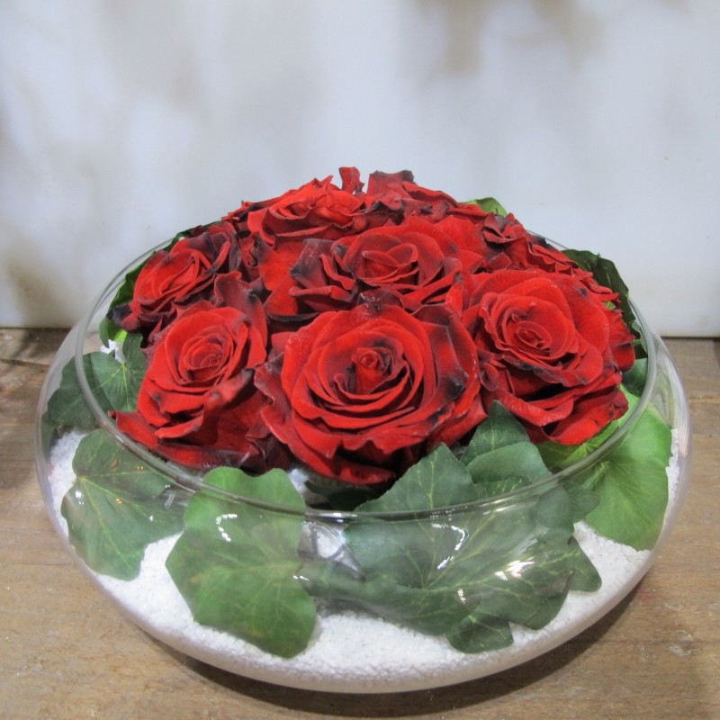 Boule de roses - Fleurs stabilisées Boule de roses - Fleurs stabilisées
